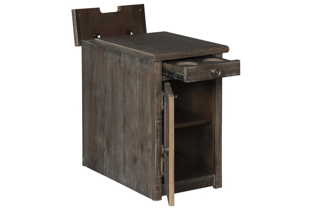 Wynd Rustic Brown Chairside End Table 3 Wynd Rustic Brown Chairside End Table - Image 3