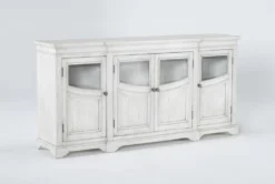 Martin 72" Server -Living Room Furniture Shop 267408 white wood cabinet side 18