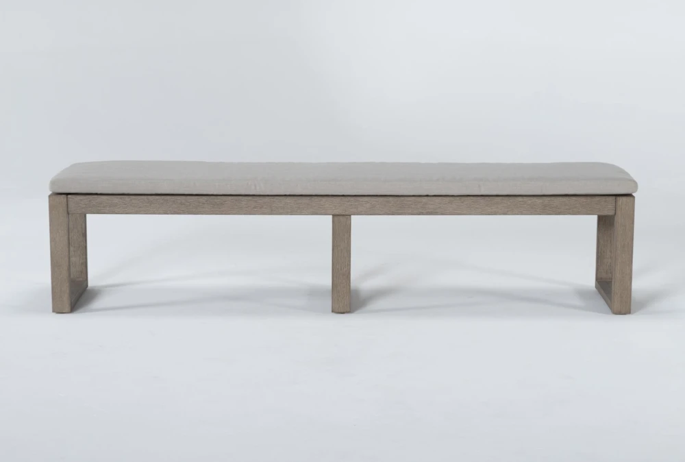 Malaga Outdoor Dining Bench With Cushion 1 Malaga Outdoor Dining Bench With Cushion