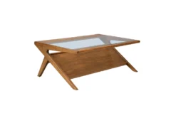 Henrik Glass Coffee Table With Storage