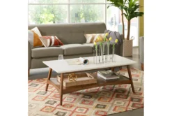 Blaire Coffee Table With Storage -Living Room Furniture Shop 267470 white wood coffee table room 85