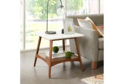 Blaire End Table -Living Room Furniture Shop 267471 white wood end table room 85