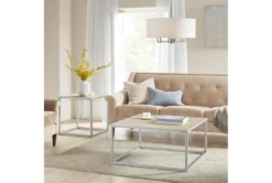 Maren Square Coffee Table -Living Room Furniture Shop 267483 natural metal coffee table room 86