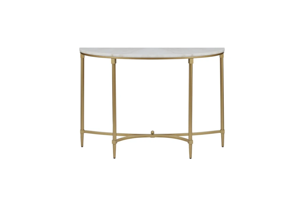 Lilly 43" Demilune Console Table 2 Lilly 43" Demilune Console Table - Image 2