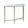 Lilly 43" Demilune Console Table