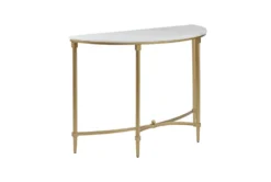Lilly 43" Demilune Console Table