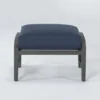 Martinique Navy Outdoor Ottoman