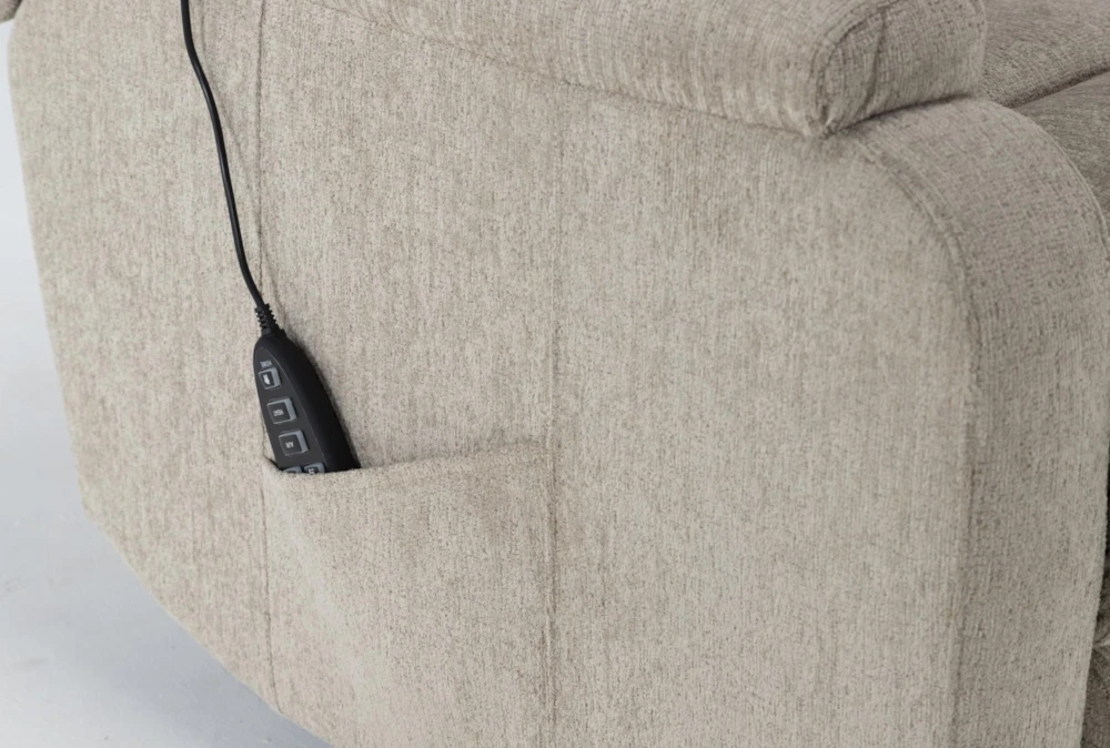 Majorca Fawn Power Wallaway Recliner With Power Headrest, Lumbar, Heat & Massage 6 Majorca Fawn Power Wallaway Recliner With Power Headrest, Lumbar, Heat & Massage - Image 6