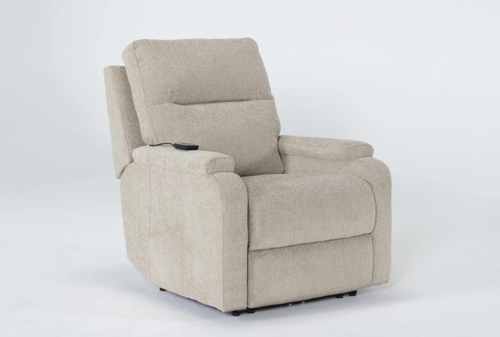 Majorca Fawn Power Wallaway Recliner With Power Headrest, Lumbar, Heat & Massage 2 Majorca Fawn Power Wallaway Recliner With Power Headrest, Lumbar, Heat & Massage - Image 2