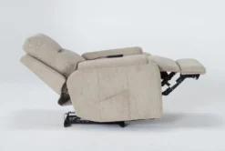 Majorca Fawn Power Wallaway Recliner With Power Headrest, Lumbar, Heat & Massage 12 Majorca Fawn Power Wallaway Recliner With Power Headrest, Lumbar, Heat & Massage -Living Room Furniture Shop 267668 brown polyester recliner side 21