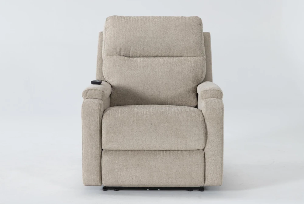 Majorca Fawn Power Wallaway Recliner With Power Headrest, Lumbar, Heat & Massage 1 Majorca Fawn Power Wallaway Recliner With Power Headrest, Lumbar, Heat & Massage