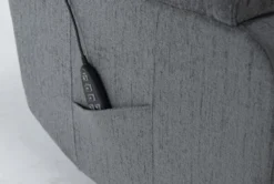 Majorca Sterling Power Wallaway Recliner With Power Headrest, Lumbar, Heat & Massage 13 Majorca Sterling Power Wallaway Recliner With Power Headrest, Lumbar, Heat & Massage -Living Room Furniture Shop 267669 grey polyester recliner detail 44