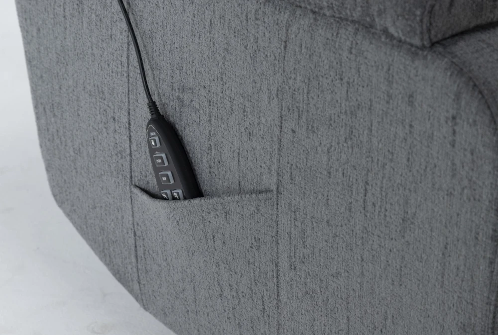 Majorca Sterling Power Wallaway Recliner With Power Headrest, Lumbar, Heat & Massage 6 Majorca Sterling Power Wallaway Recliner With Power Headrest, Lumbar, Heat & Massage - Image 6