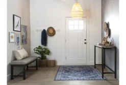 Pollie 60" Dining Bench -Living Room Furniture Shop 267678 brown fabric dining bench room 86