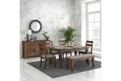 Elle 55" Bench 16 Elle 55" Bench -Living Room Furniture Shop 267684 brown wood dining bench room 85
