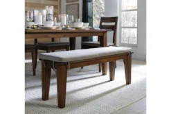 Elle 55" Bench 19 Elle 55" Bench -Living Room Furniture Shop 267684 brown wood dining bench room 88