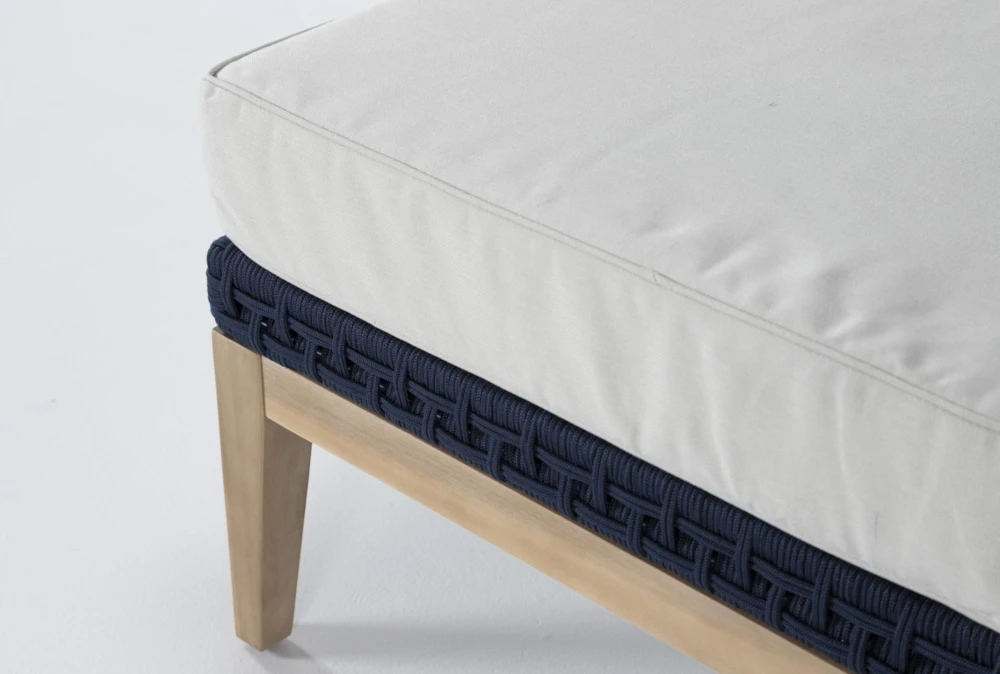 Crew Navy Outdoor Ottoman - Image 3
