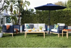 Crew Outdoor Coffee Table -Living Room Furniture Shop 267867 natural wood coffee table room 59