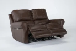 Thorsten Leather 65" Power Reclining Loveseat With Power Headrest & USB -Living Room Furniture Shop 268112 side 19