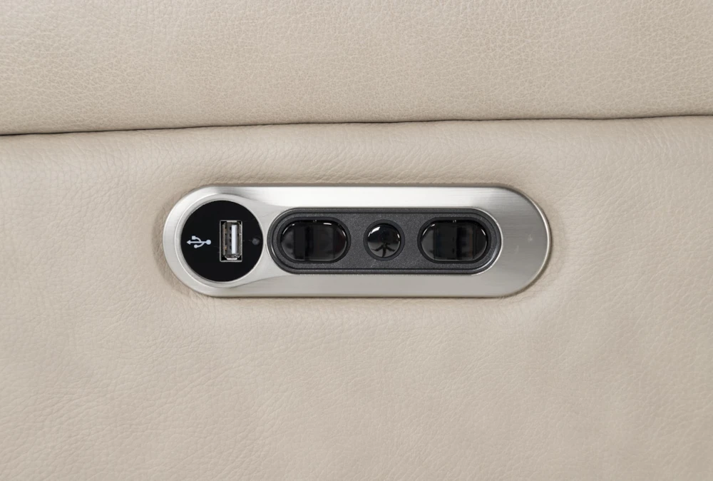 Watkins Linen Leather Power Cordless Recliner With Power Headrest & USB 7 Watkins Linen Leather Power Cordless Recliner With Power Headrest & USB - Image 7