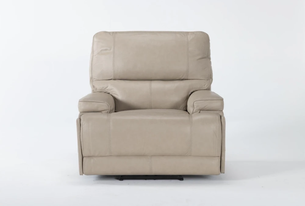 Watkins Linen Leather Power Cordless Recliner With Power Headrest & USB 1 Watkins Linen Leather Power Cordless Recliner With Power Headrest & USB