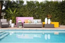 Mojave Outdoor End Table 12 Mojave Outdoor End Table -Living Room Furniture Shop 268348 grey wicker end table room 47