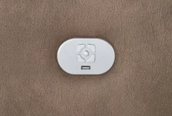 Palmer Brown Power Recliner With Power Headrest & USB -Living Room Furniture Shop 268373 brown polyester recliner hardware 51