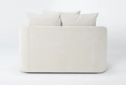 Mayes Chenille 56" Swivel Cuddler -Living Room Furniture Shop 268385 side 19