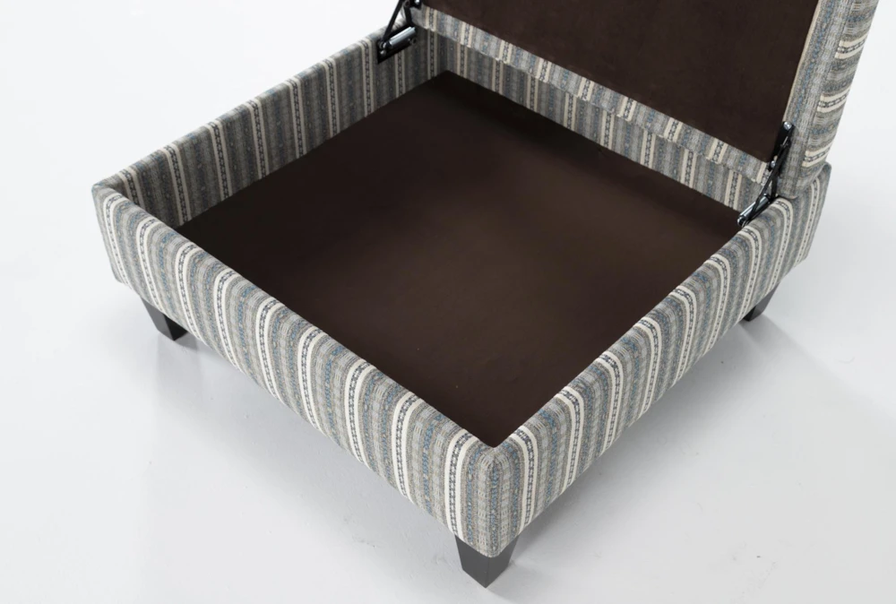 Perch II 32" Fabric Medium Square Storage Ottoman 2 Perch II 32" Fabric Medium Square Storage Ottoman - Image 2