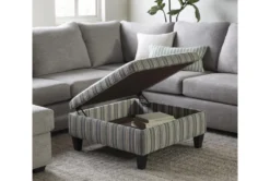 Perch II 32" Fabric Medium Square Storage Ottoman 19 Perch II 32" Fabric Medium Square Storage Ottoman -Living Room Furniture Shop 268463 blue fabric ottoman room 48