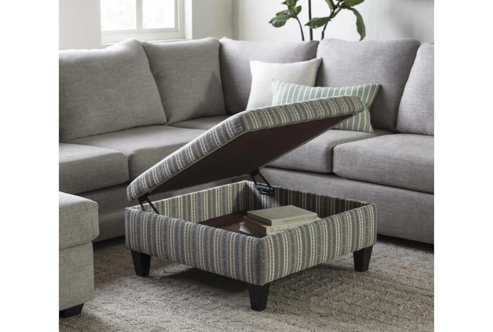 Perch II 32" Fabric Medium Square Storage Ottoman 10 Perch II 32" Fabric Medium Square Storage Ottoman - Image 10