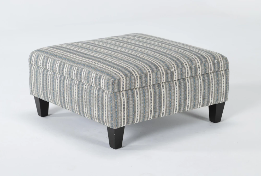 Perch II 32" Fabric Medium Square Storage Ottoman 3 Perch II 32" Fabric Medium Square Storage Ottoman - Image 3