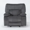 Chadrick Grey Manual Glider Recliner