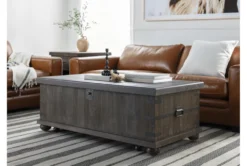 Wakota Lift-Top Trunk Coffee Table -Living Room Furniture Shop 269051 brown wood coffee table room 49