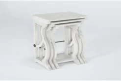 Martin Nesting End Tables 10 Martin Nesting End Tables -Living Room Furniture Shop 269053 white wood end table side 18