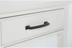 Presby White End Table -Living Room Furniture Shop 269073 white wood end table detail 46