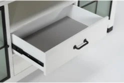 Wade 70" Tv Stand -Living Room Furniture Shop 269889 white wood media console detail 44