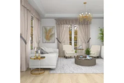 19" Modern Round Mirrored Accent Table -Living Room Furniture Shop 270015 gold acrylic accent table room 86