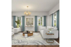 19" Modern Round Mirrored Accent Table -Living Room Furniture Shop 270015 gold acrylic accent table room 94