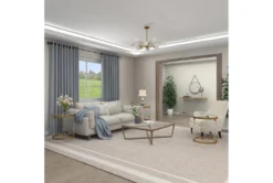 19" Modern Round Mirrored Accent Table -Living Room Furniture Shop 270015 gold acrylic accent table room 95