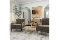 Metallic Gold And Black Nesting Accent Tables-Set Of 3 -Living Room Furniture Shop 270029 gold metal accent table room 87