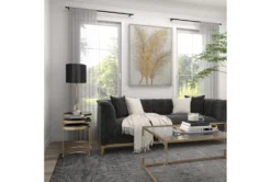 Metallic Gold And Black Nesting Accent Tables-Set Of 3 -Living Room Furniture Shop 270029 gold metal accent table room 93