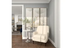 20" Round Silver And Marble Pedestal Accent Table -Living Room Furniture Shop 270032 white marble accent table room 87