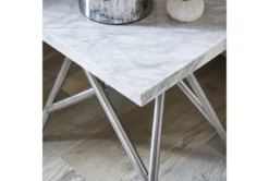 Coral End Table -Living Room Furniture Shop 270082 white marble end table material 76