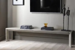 Sandi 104" Dining Bench -Living Room Furniture Shop 271455 grey wood dining bench room 46