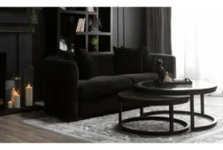 Leo 2 Piece Glass Nesting Coffee Table Set -Living Room Furniture Shop 271468 brown wood coffee table room 47