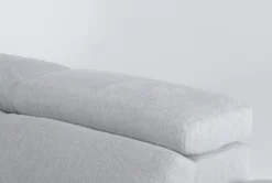 Dante 104" 3 Piece Convertible Sleeper Sectional With Left Arm Facing Storage Chaise 18 Dante 104" 3 Piece Convertible Sleeper Sectional With Left Arm Facing Storage Chaise -Living Room Furniture Shop 271731 grey fabric sectional detail 45