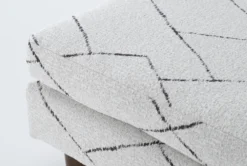 Zoe Ottoman -Living Room Furniture Shop 272122 beige fabric accent ottoman detail 44