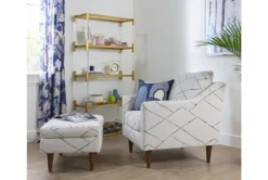 Zoe Ottoman -Living Room Furniture Shop 272122 beige fabric accent ottoman room 59