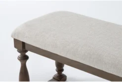 Regent 60" Dining Bench -Living Room Furniture Shop 275485 grey wood dining bench detail 45
